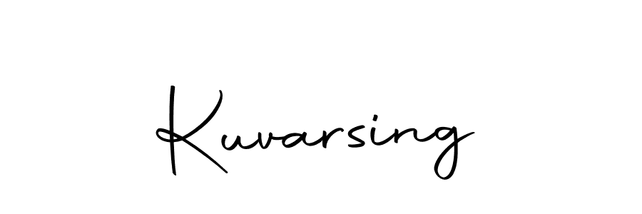 Use a signature maker to create a handwritten signature online. With this signature software, you can design (Autography-DOLnW) your own signature for name Kuvarsing. Kuvarsing signature style 10 images and pictures png