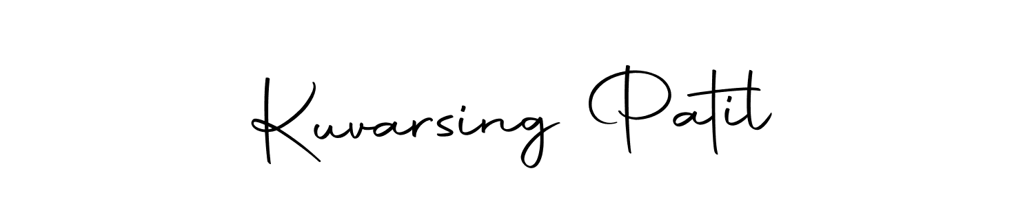 if you are searching for the best signature style for your name Kuvarsing Patil. so please give up your signature search. here we have designed multiple signature styles  using Autography-DOLnW. Kuvarsing Patil signature style 10 images and pictures png