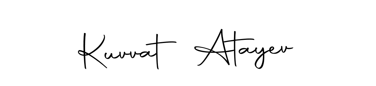 Make a beautiful signature design for name Kuvvat Atayev. With this signature (Autography-DOLnW) style, you can create a handwritten signature for free. Kuvvat Atayev signature style 10 images and pictures png