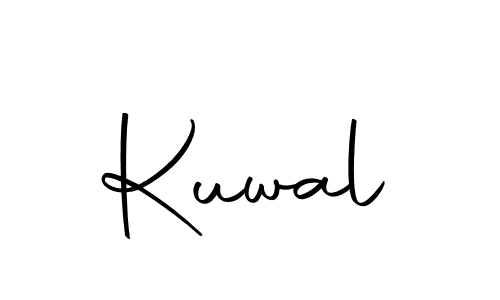 Design your own signature with our free online signature maker. With this signature software, you can create a handwritten (Autography-DOLnW) signature for name Kuwal. Kuwal signature style 10 images and pictures png
