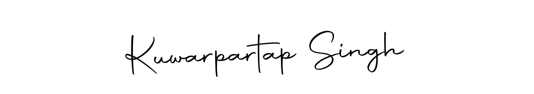 The best way (Autography-DOLnW) to make a short signature is to pick only two or three words in your name. The name Kuwarpartap Singh include a total of six letters. For converting this name. Kuwarpartap Singh signature style 10 images and pictures png