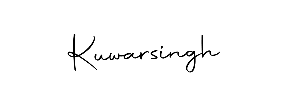 Make a beautiful signature design for name Kuwarsingh. Use this online signature maker to create a handwritten signature for free. Kuwarsingh signature style 10 images and pictures png