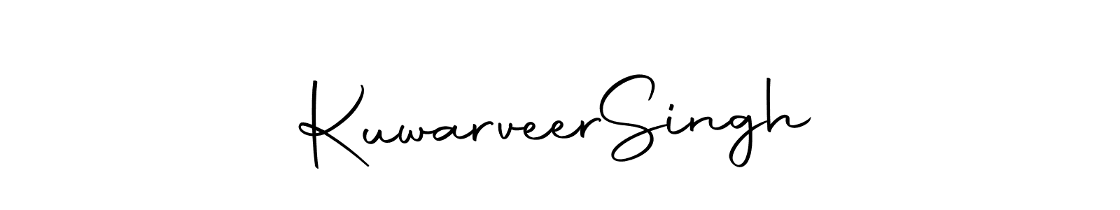 You can use this online signature creator to create a handwritten signature for the name Kuwarveer  Singh. This is the best online autograph maker. Kuwarveer  Singh signature style 10 images and pictures png