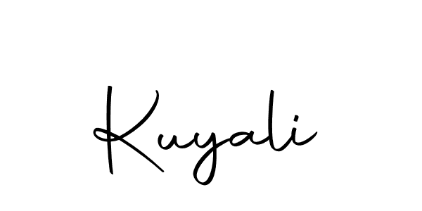 Use a signature maker to create a handwritten signature online. With this signature software, you can design (Autography-DOLnW) your own signature for name Kuyali. Kuyali signature style 10 images and pictures png