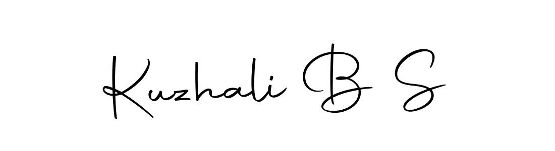 It looks lik you need a new signature style for name Kuzhali B S. Design unique handwritten (Autography-DOLnW) signature with our free signature maker in just a few clicks. Kuzhali B S signature style 10 images and pictures png