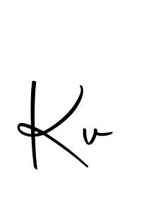 You should practise on your own different ways (Autography-DOLnW) to write your name (Kv) in signature. don't let someone else do it for you. Kv signature style 10 images and pictures png