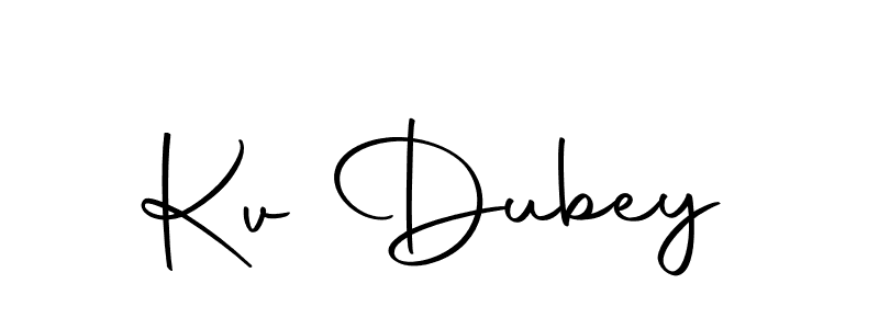 Similarly Autography-DOLnW is the best handwritten signature design. Signature creator online .You can use it as an online autograph creator for name Kv Dubey. Kv Dubey signature style 10 images and pictures png