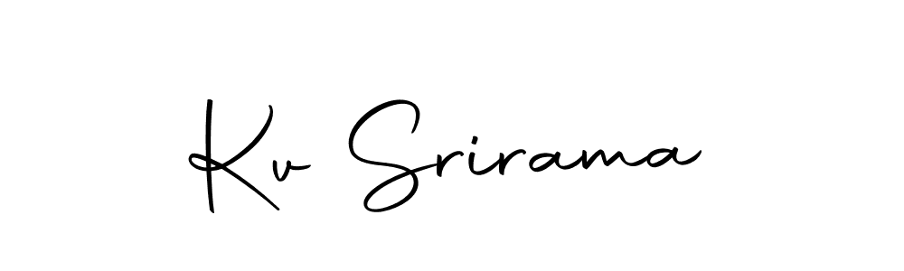 Also we have Kv Srirama name is the best signature style. Create professional handwritten signature collection using Autography-DOLnW autograph style. Kv Srirama signature style 10 images and pictures png