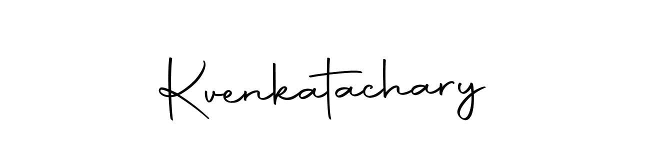 Use a signature maker to create a handwritten signature online. With this signature software, you can design (Autography-DOLnW) your own signature for name Kvenkatachary. Kvenkatachary signature style 10 images and pictures png