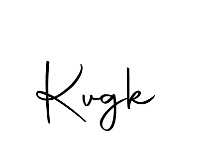 Make a beautiful signature design for name Kvgk. With this signature (Autography-DOLnW) style, you can create a handwritten signature for free. Kvgk signature style 10 images and pictures png