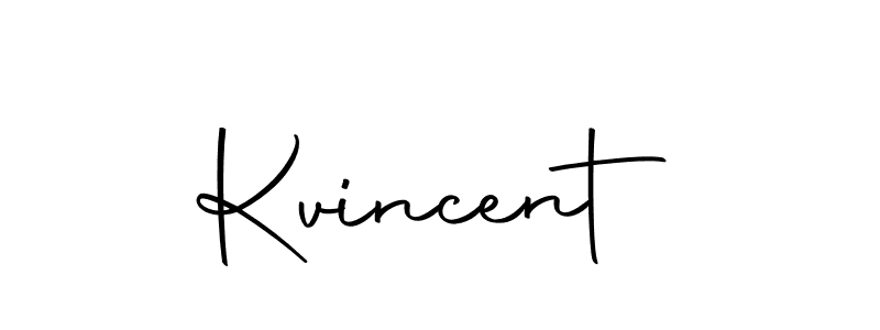 Use a signature maker to create a handwritten signature online. With this signature software, you can design (Autography-DOLnW) your own signature for name Kvincent. Kvincent signature style 10 images and pictures png