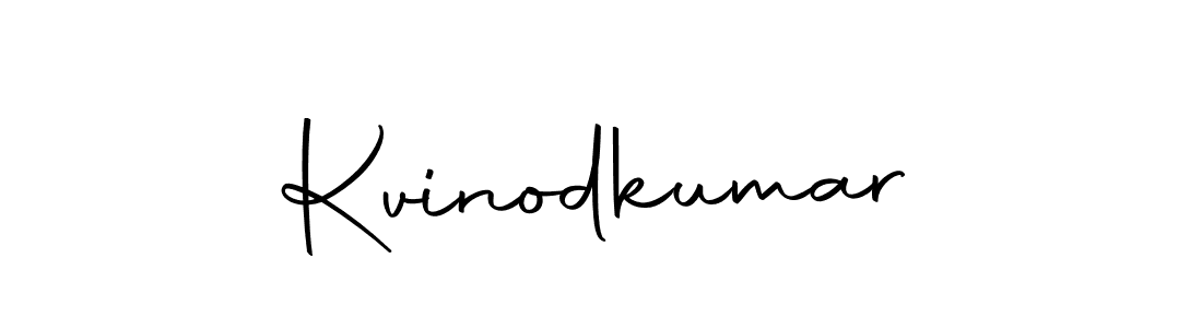 Design your own signature with our free online signature maker. With this signature software, you can create a handwritten (Autography-DOLnW) signature for name Kvinodkumar. Kvinodkumar signature style 10 images and pictures png