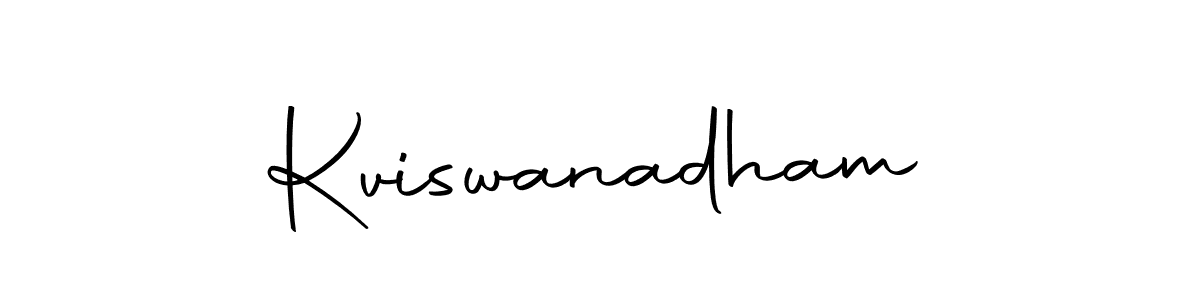 Use a signature maker to create a handwritten signature online. With this signature software, you can design (Autography-DOLnW) your own signature for name Kviswanadham. Kviswanadham signature style 10 images and pictures png