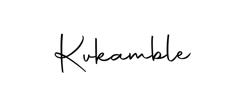 Make a beautiful signature design for name Kvkamble. With this signature (Autography-DOLnW) style, you can create a handwritten signature for free. Kvkamble signature style 10 images and pictures png