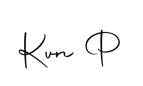 You should practise on your own different ways (Autography-DOLnW) to write your name (Kvn P) in signature. don't let someone else do it for you. Kvn P signature style 10 images and pictures png