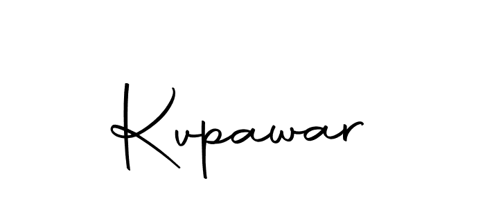 Create a beautiful signature design for name Kvpawar. With this signature (Autography-DOLnW) fonts, you can make a handwritten signature for free. Kvpawar signature style 10 images and pictures png