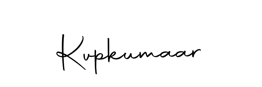 Create a beautiful signature design for name Kvpkumaar. With this signature (Autography-DOLnW) fonts, you can make a handwritten signature for free. Kvpkumaar signature style 10 images and pictures png