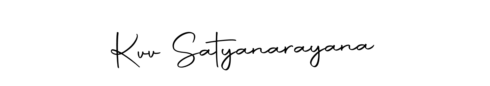 Use a signature maker to create a handwritten signature online. With this signature software, you can design (Autography-DOLnW) your own signature for name Kvv Satyanarayana. Kvv Satyanarayana signature style 10 images and pictures png