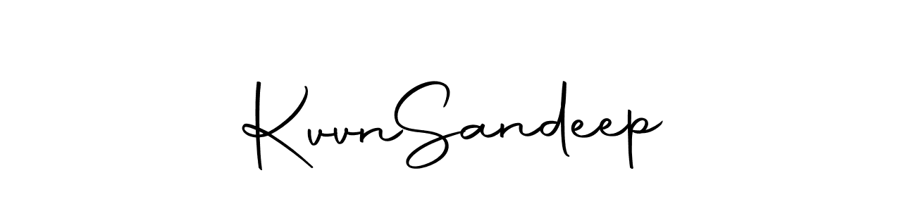 This is the best signature style for the Kvvn  Sandeep name. Also you like these signature font (Autography-DOLnW). Mix name signature. Kvvn  Sandeep signature style 10 images and pictures png