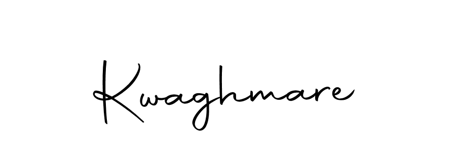 Create a beautiful signature design for name Kwaghmare. With this signature (Autography-DOLnW) fonts, you can make a handwritten signature for free. Kwaghmare signature style 10 images and pictures png