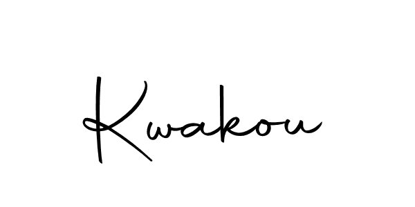 You should practise on your own different ways (Autography-DOLnW) to write your name (Kwakou) in signature. don't let someone else do it for you. Kwakou signature style 10 images and pictures png