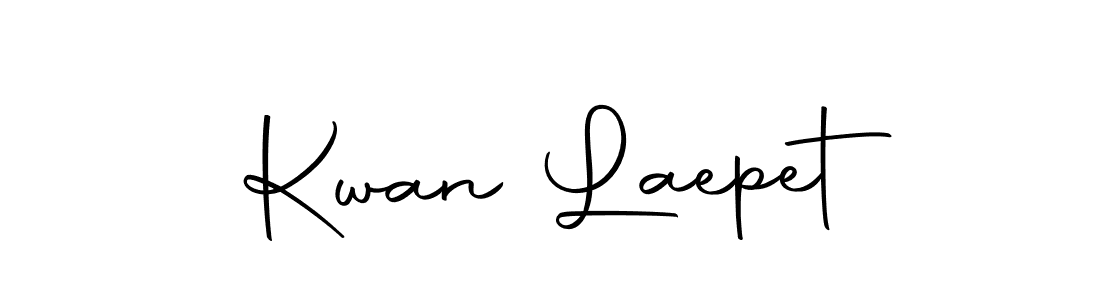 How to make Kwan Laepet name signature. Use Autography-DOLnW style for creating short signs online. This is the latest handwritten sign. Kwan Laepet signature style 10 images and pictures png