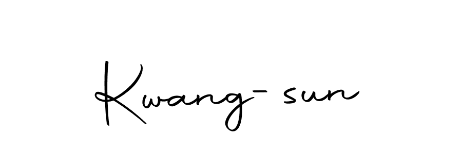 You can use this online signature creator to create a handwritten signature for the name Kwang-sun. This is the best online autograph maker. Kwang-sun signature style 10 images and pictures png