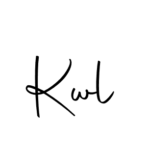 You should practise on your own different ways (Autography-DOLnW) to write your name (Kwl) in signature. don't let someone else do it for you. Kwl signature style 10 images and pictures png