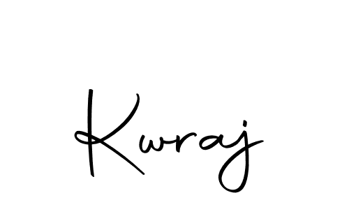 Use a signature maker to create a handwritten signature online. With this signature software, you can design (Autography-DOLnW) your own signature for name Kwraj. Kwraj signature style 10 images and pictures png