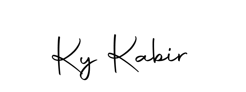 Make a beautiful signature design for name Ky Kabir. With this signature (Autography-DOLnW) style, you can create a handwritten signature for free. Ky Kabir signature style 10 images and pictures png