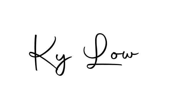 How to make Ky Low name signature. Use Autography-DOLnW style for creating short signs online. This is the latest handwritten sign. Ky Low signature style 10 images and pictures png