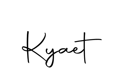 How to make Kyaet name signature. Use Autography-DOLnW style for creating short signs online. This is the latest handwritten sign. Kyaet signature style 10 images and pictures png