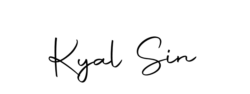 Kyal Sin stylish signature style. Best Handwritten Sign (Autography-DOLnW) for my name. Handwritten Signature Collection Ideas for my name Kyal Sin. Kyal Sin signature style 10 images and pictures png