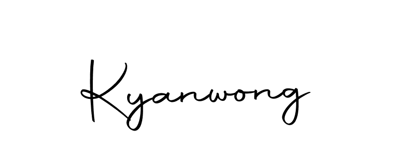 Make a beautiful signature design for name Kyanwong. Use this online signature maker to create a handwritten signature for free. Kyanwong signature style 10 images and pictures png