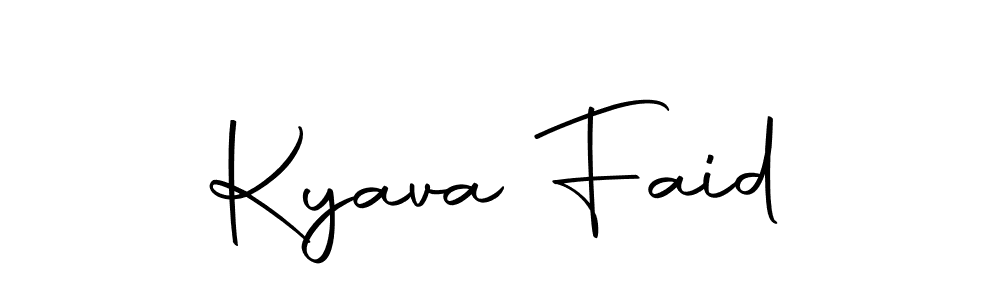 Once you've used our free online signature maker to create your best signature Autography-DOLnW style, it's time to enjoy all of the benefits that Kyava Faid name signing documents. Kyava Faid signature style 10 images and pictures png