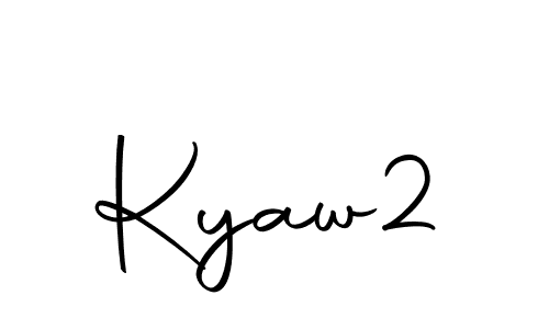 if you are searching for the best signature style for your name Kyaw2. so please give up your signature search. here we have designed multiple signature styles  using Autography-DOLnW. Kyaw2 signature style 10 images and pictures png