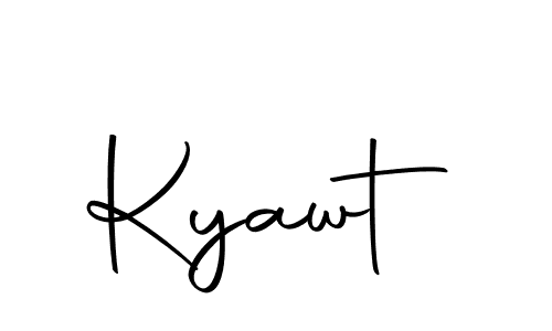 Similarly Autography-DOLnW is the best handwritten signature design. Signature creator online .You can use it as an online autograph creator for name Kyawt. Kyawt signature style 10 images and pictures png