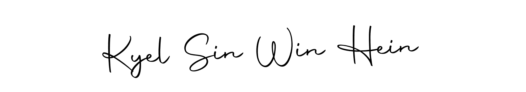 This is the best signature style for the Kyel Sin Win Hein name. Also you like these signature font (Autography-DOLnW). Mix name signature. Kyel Sin Win Hein signature style 10 images and pictures png