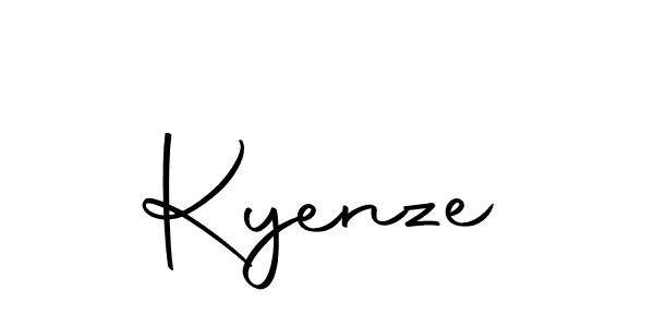 How to make Kyenze signature? Autography-DOLnW is a professional autograph style. Create handwritten signature for Kyenze name. Kyenze signature style 10 images and pictures png