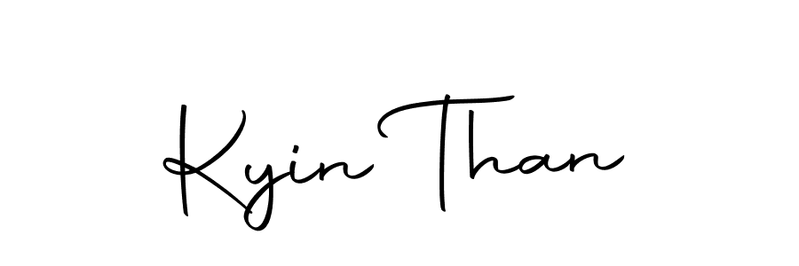 Create a beautiful signature design for name Kyin Than. With this signature (Autography-DOLnW) fonts, you can make a handwritten signature for free. Kyin Than signature style 10 images and pictures png