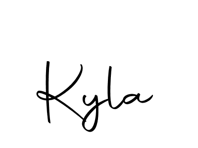 How to make Kyla signature? Autography-DOLnW is a professional autograph style. Create handwritten signature for Kyla name. Kyla signature style 10 images and pictures png