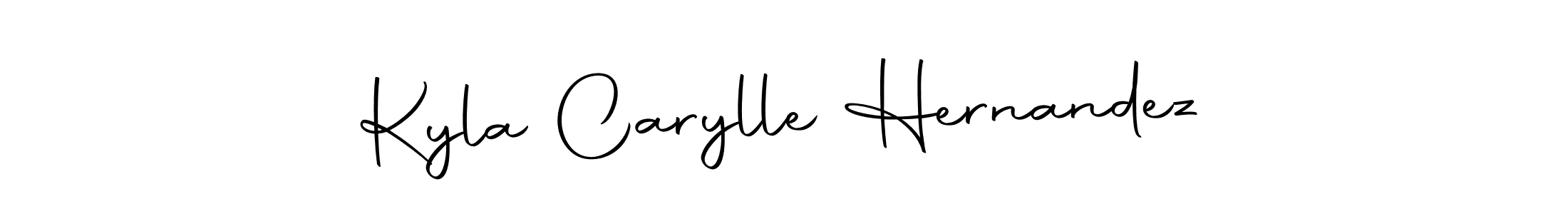 Make a beautiful signature design for name Kyla Carylle Hernandez. Use this online signature maker to create a handwritten signature for free. Kyla Carylle Hernandez signature style 10 images and pictures png