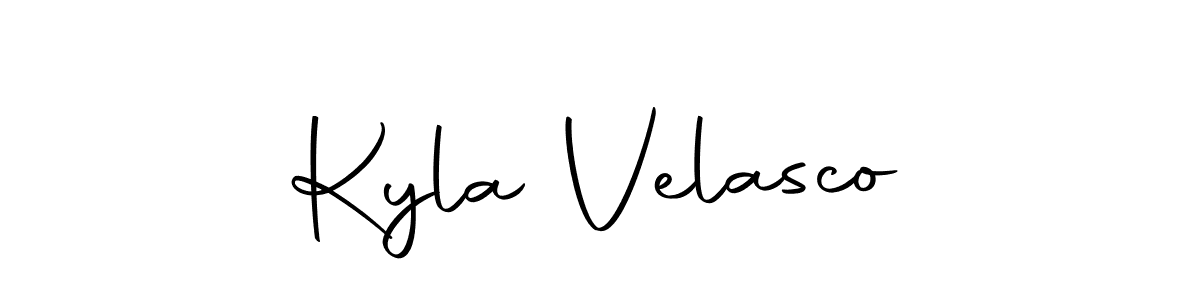 Use a signature maker to create a handwritten signature online. With this signature software, you can design (Autography-DOLnW) your own signature for name Kyla Velasco. Kyla Velasco signature style 10 images and pictures png
