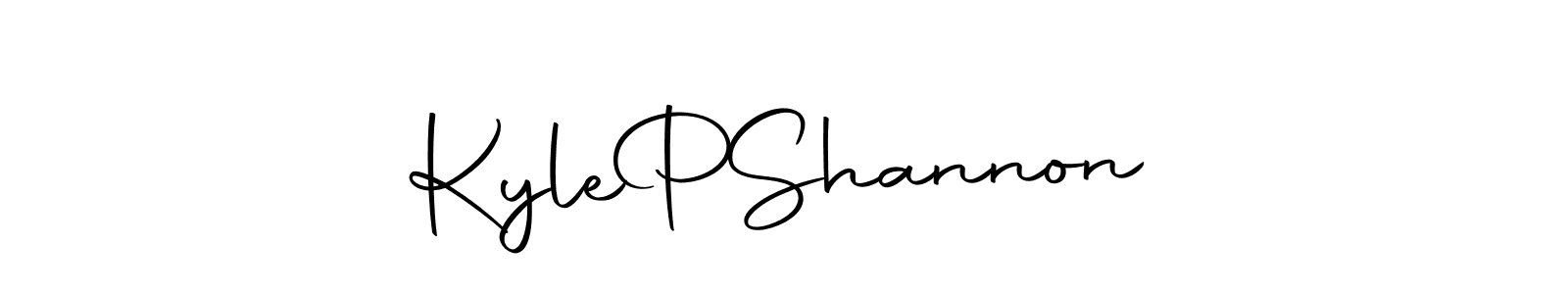 The best way (Autography-DOLnW) to make a short signature is to pick only two or three words in your name. The name Kyle  P  Shannon include a total of six letters. For converting this name. Kyle  P  Shannon signature style 10 images and pictures png