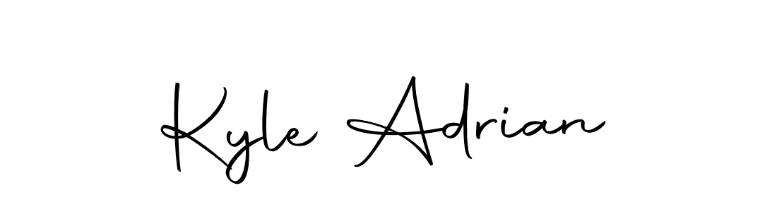 You should practise on your own different ways (Autography-DOLnW) to write your name (Kyle Adrian) in signature. don't let someone else do it for you. Kyle Adrian signature style 10 images and pictures png