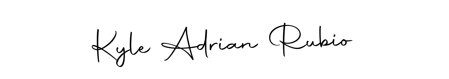 Use a signature maker to create a handwritten signature online. With this signature software, you can design (Autography-DOLnW) your own signature for name Kyle Adrian Rubio. Kyle Adrian Rubio signature style 10 images and pictures png