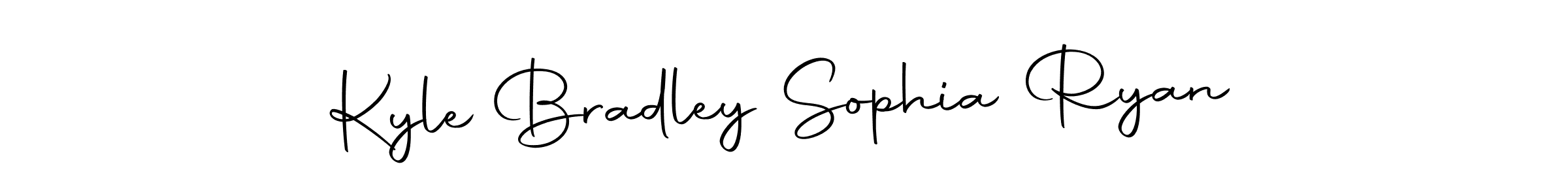 Also You can easily find your signature by using the search form. We will create Kyle Bradley Sophia Ryan name handwritten signature images for you free of cost using Autography-DOLnW sign style. Kyle Bradley Sophia Ryan signature style 10 images and pictures png