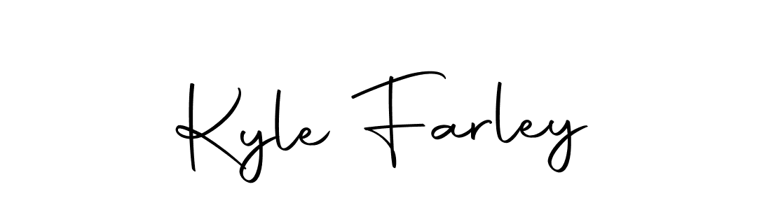 Use a signature maker to create a handwritten signature online. With this signature software, you can design (Autography-DOLnW) your own signature for name Kyle Farley. Kyle Farley signature style 10 images and pictures png