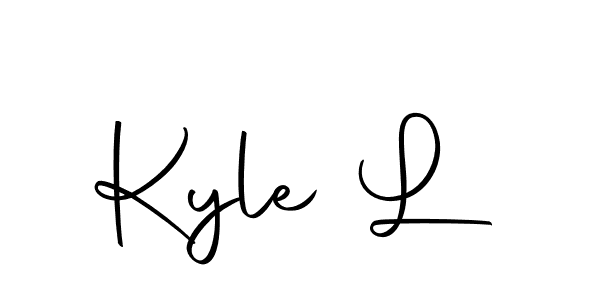 if you are searching for the best signature style for your name Kyle L. so please give up your signature search. here we have designed multiple signature styles  using Autography-DOLnW. Kyle L signature style 10 images and pictures png