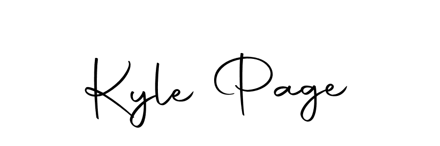 It looks lik you need a new signature style for name Kyle Page. Design unique handwritten (Autography-DOLnW) signature with our free signature maker in just a few clicks. Kyle Page signature style 10 images and pictures png